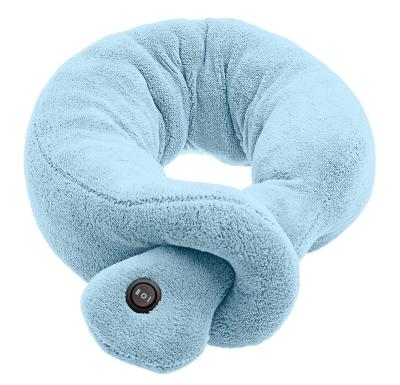 China Electric Massage Therapy BO Cushion Relax Muscles Relieve Stress Vibrating Massaging Neck Pillow For Office Home Travel for sale