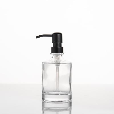 China Modern Amazon Hot Selling 10 Ounce Glass Bathroom And Kitchen Liquid Hand Soap Dispenser With Free Sample for sale