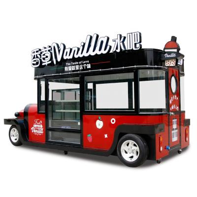 China Easy Operate Mobile Food Truck Food Vans Truck Fast Food Cart With With Full Kitchen for sale