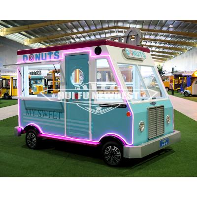 China Easy Operate Wholesale Price Fast Food Truck Mobile Food Cart Trailer Food Selling Van Catering Truck For Sale for sale