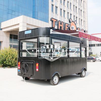 China Easy Operate 20ft Mobile Food Truck Fully Equipped Food Trailer Customized Food Cart for sale