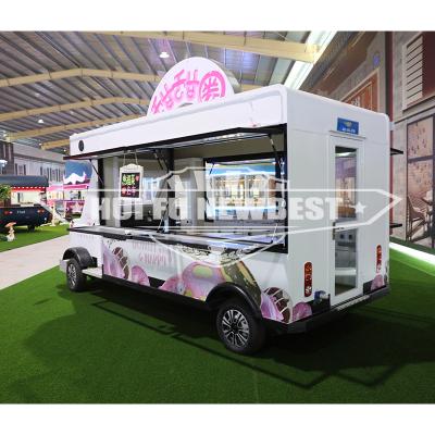 China Easy Operate China Factory Outdoor Mobile Food Cart Street Food Trailer Mobile Fast Food Truck For Pizza Hot Dog for sale