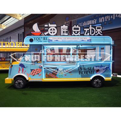 China Easy operate mobile hot dog food truck pizza trailer food truck with pizza oven for sale