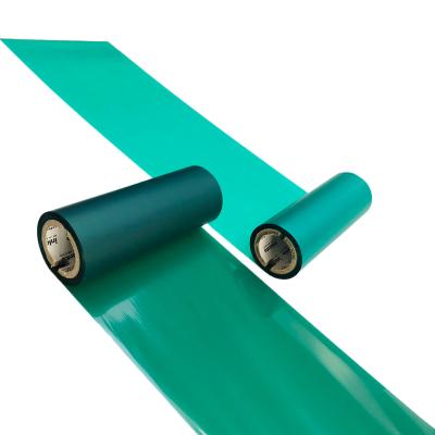 China COMPATIBLE Dark Green Wax Resin Mix Near Edge Corner Ribbon For Label Printing H1333DG High Redemption Rate Unique Best Quality Satin for sale