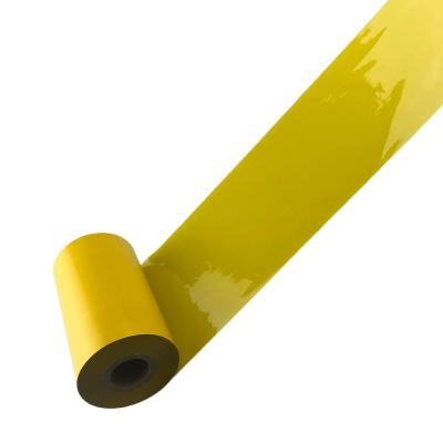 China BEST SALES COMPATIBLE Yellow Wax Ribbon 2021 Color Printer H0261YW Thermal Transfer Ribbon For Label Printer Bar Code Printer for sale