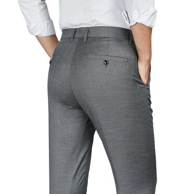 China QUICK DRY Cotton Casual Straight-Leg Pants Men Business Trousers Casual Pants for sale