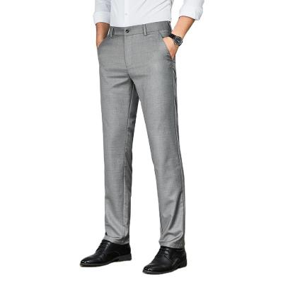 China QUICK DRY Men's Straight-Leg Breathable Cotton Casual Trousers Pants Trousers for sale