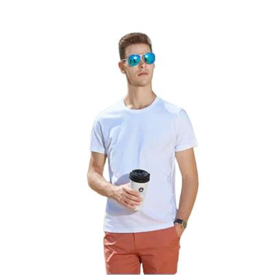 China Best Quality Breathable Cotton T Shirt Round Collar Blanket Simple Comfortable Men T Shirt for sale