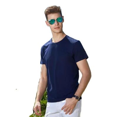 China Men's T-shirt Sports Muscle Building Business Breathable Comfortable Wearing Round Neck T-shirt for sale