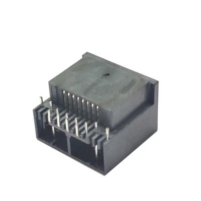 Κίνα συνδετήρας τύπων rj45 8pin πιάτων νεροχυτών apptional γρύλων PCB συνδετήρων rj45 8p8c leds προς πώληση