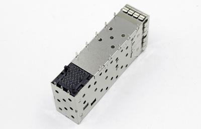 China Operación TMSFPX21EXXX2 del voltaje de la jaula 3,3 del conector/2x1 SFP del cobre del Sfp en venta