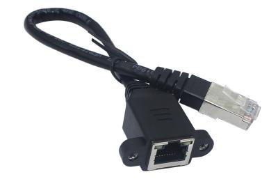 China Enchufe masculino Rj45 del cable del remiendo de Ethernet Rj45 al zócalo femenino TMCABLE060039 en venta