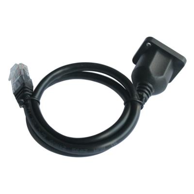 China RJ45 Network Extension Cable RJ45 Plug To RJ45 Female Connector  TMCABLE060116 for sale