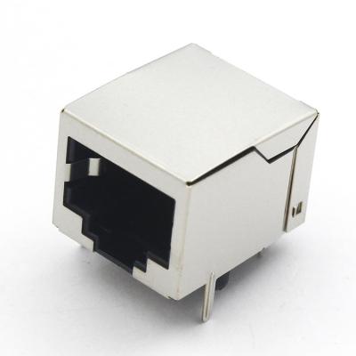 Chine Le connecteur mâle Simple du port 10 Rj45 verrouillent vers le bas sans mené 18,15 millimètres TM56A011EXX11 à vendre