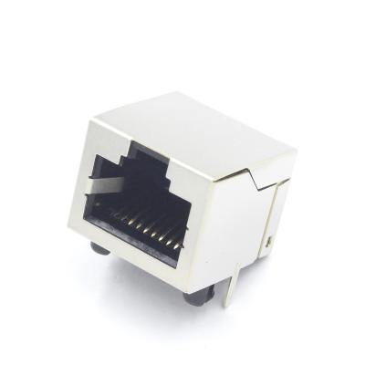 China Escudo caliente del conector del Pin RJ45 de la hembra 10 de la venta sin el transformador llevado TM5JA011EXX41 14,80 milímetros en venta