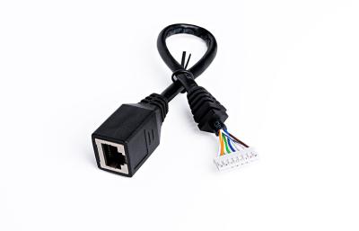 China Conector hembra del cordón de remiendo de Ethernet Rj45 Rj45 a la vivienda terminal 8p en venta