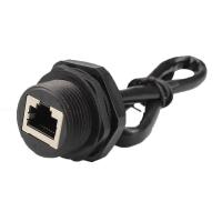 China ISO9001 RJ45 Male To Female Network Cable 125V 1.5A With ABS Housing for sale