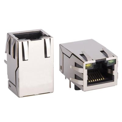 China POE RJ45 Schakelaar Enige haven 1X1 lusje-Omhooggaande 10/100Base-Tx TM311B01DAB213007 Te koop