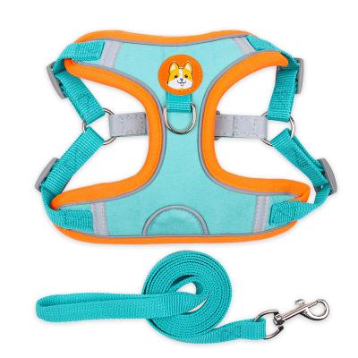 China New Type Viable Dog Harness Small Dog Rope Dog Pet Chest Vest Wholesale Reflective Leash for sale