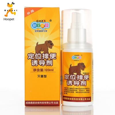 China Other Dog Training Inductor 120ml Pet Training Liquid Toilet Spray Item Pet Supplies for sale