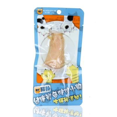 China Universal cat puff boiled chicken breast22g pet cat snack kittens in cat snack chicken strips jerky for sale