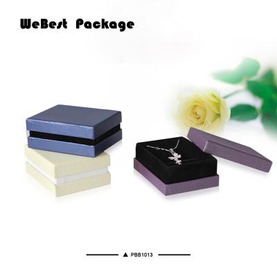 China Eco-friendly Factory Direct Fake Paper Webest Jewelry Box Custom Jewelry Display Gift Box in Guangzhou for sale