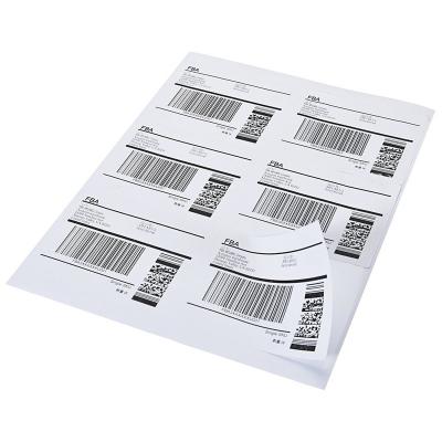 China Barcode Amazon FBA Labels 44 Labels on A4 Sheet 48.5mmx25.4mm Matte Paper Label for Inkjet or LaserJet Printers Amazon Service Agent for sale