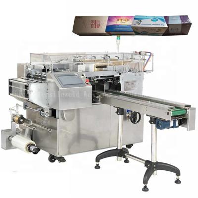 China Automatic Food Cardboard 3D Box BOPP Soap Box Wrapping PVC Cellophane Wrapping Wrapping Machine for sale