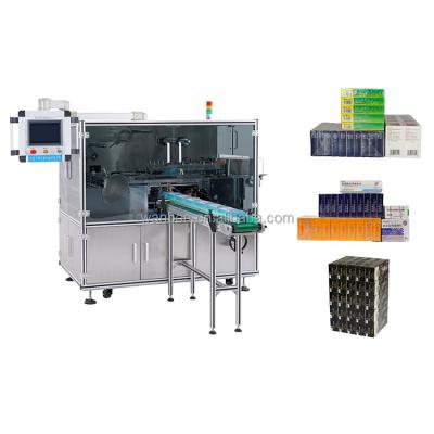 China Semi Automatic Food Small Box Shrink Wrapping Machine 3D Bopp Cellophane Over Wrapper for sale