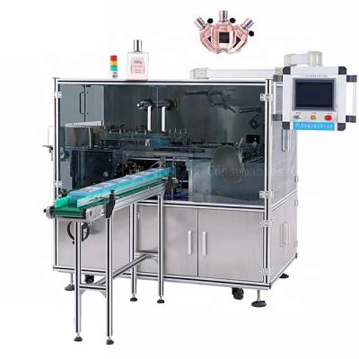 China Food Perfume Box Machine BOPP 3D Cosmetic Packaging Machine Condom Overwrapping Machine for sale