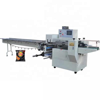 China Automatic Automatic Servo Type Packing Machine Sugar Candy Biscuit Chocolate Pillow Packing Machine for sale