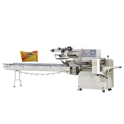 China Servo Automatic Horizontal Packing Machine Pallet Packing Machine Small Scale Biscuit Packaging Machine for sale