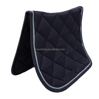 China high quality custom made 100% cotton honery comb cloth new arrival cotton horse equipment saddle pad for sale