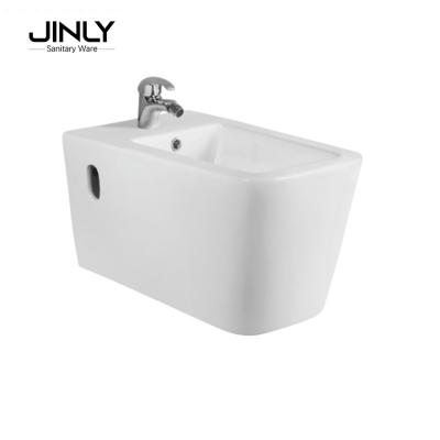 China hot selling Sefl-cleaning ware sanitary ware women wall-hung bidet white glaze ceramic bidets for sale