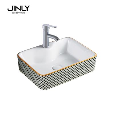 China NEW Beautiful Modern Colors Design Bathroom Face Art Sink Manufacturer for sale