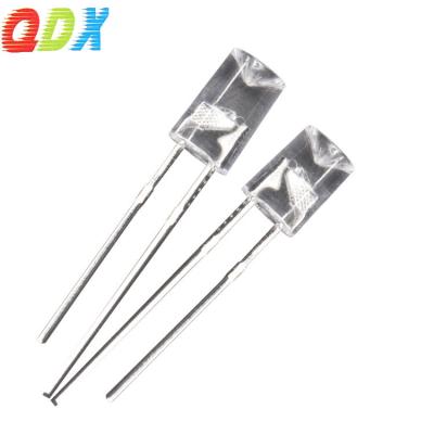 China 1000pcs/bag High Quality Concave Red Lens 2V 3V LED Light Emitting Diode Lens 2V 3V Red Clear Indicator Light Emitting Diode China for sale