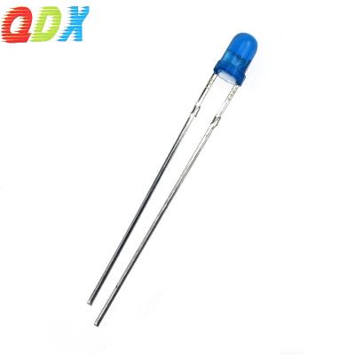 China Light Emitting Diode Low Power Consumption Led Diode 3mm Blue Diffused Super Bright Led Diode LED Encapsulation Series for sale