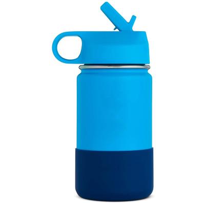 China 12oz Water Bottle Stocked For Kids Double Wall Stainless Steel Vacuum Insulated Small Wide Mouth Sports Water Bottle For Kids for sale