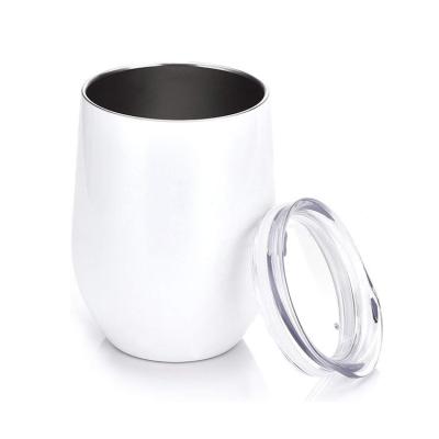 China Double Wall Tumbler Stocked With Straw Stainless Steel Coffee Wine Mugs Mug Vacuum Tumblers With With Lid And Straw Wholesale for sale