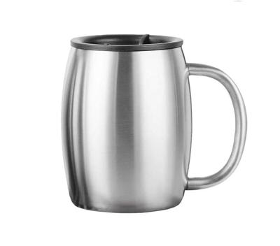 China Wholesale PORTABLE Stainless Steel Tumbler Vacuum Insulated Coffee Tea Cup With Handle for sale