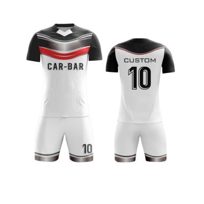 China Wholesale Custom Soccer Shirt Soccer Uniforms Sublimation Mens Soccer Jersey Sets Soccer Jersey Sets Soccer Wear for sale