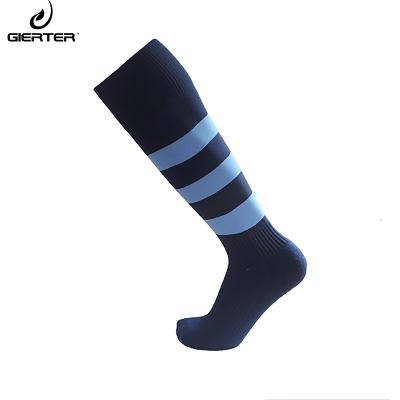 China Antibacterial Custom Logo Non Slip Sport Basketball Soccer Running Compression Socks for sale