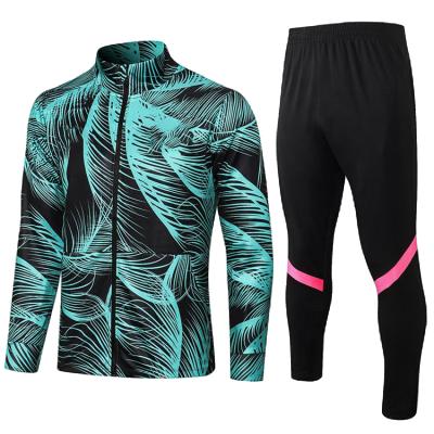 China Custom Wholesale Good Quality Soccer Jogging Jacket Mens Training Club Tracksuits Soccer Sets Full Zipper Jogging Wear for sale