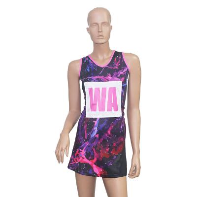 China Women Girls Badminton Netball Tennis Wear High Quality Custom Printing Quick Dry Tennis Dress for sale