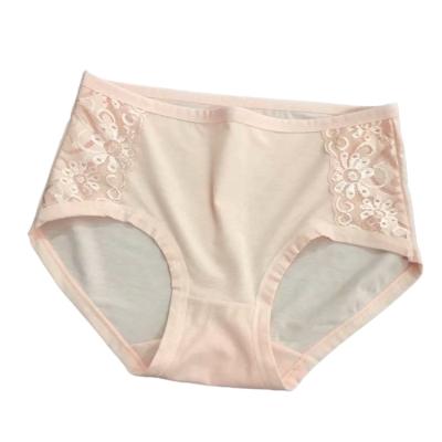 China Briefs Hot Selling Medium Size Women's Underwear Solid Cotton Breathable Underwear for sale