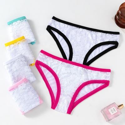 China Cheap Best Selling Jacquard Front Corner Spacer Women's Breathable Underwear for sale