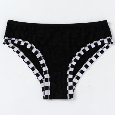 China Cheap Best Selling Jacquard Front Corner Spacer Women's Breathable Underwear for sale