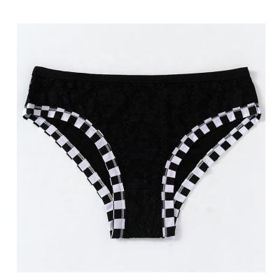 China Cheap Best Selling Jacquard Front Corner Spacer Women's Breathable Underwear for sale