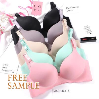 China Best Selling QUICK DRY Seamless Wire Free Thin Cup Women's Bra Breathable Daily Lift Seamless Bra for sale