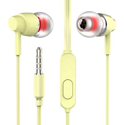 China Comfortable Wearing In Ear Stereo Bass Earbuds With Microphone Champion For Samsung Xiaomi Vivo Oppo Mobile Phone for sale